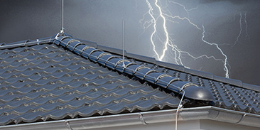 Äußerer Blitzschutz bei Elektrotechnik Plus Minus GmbH in Mörfelden-Walldorf